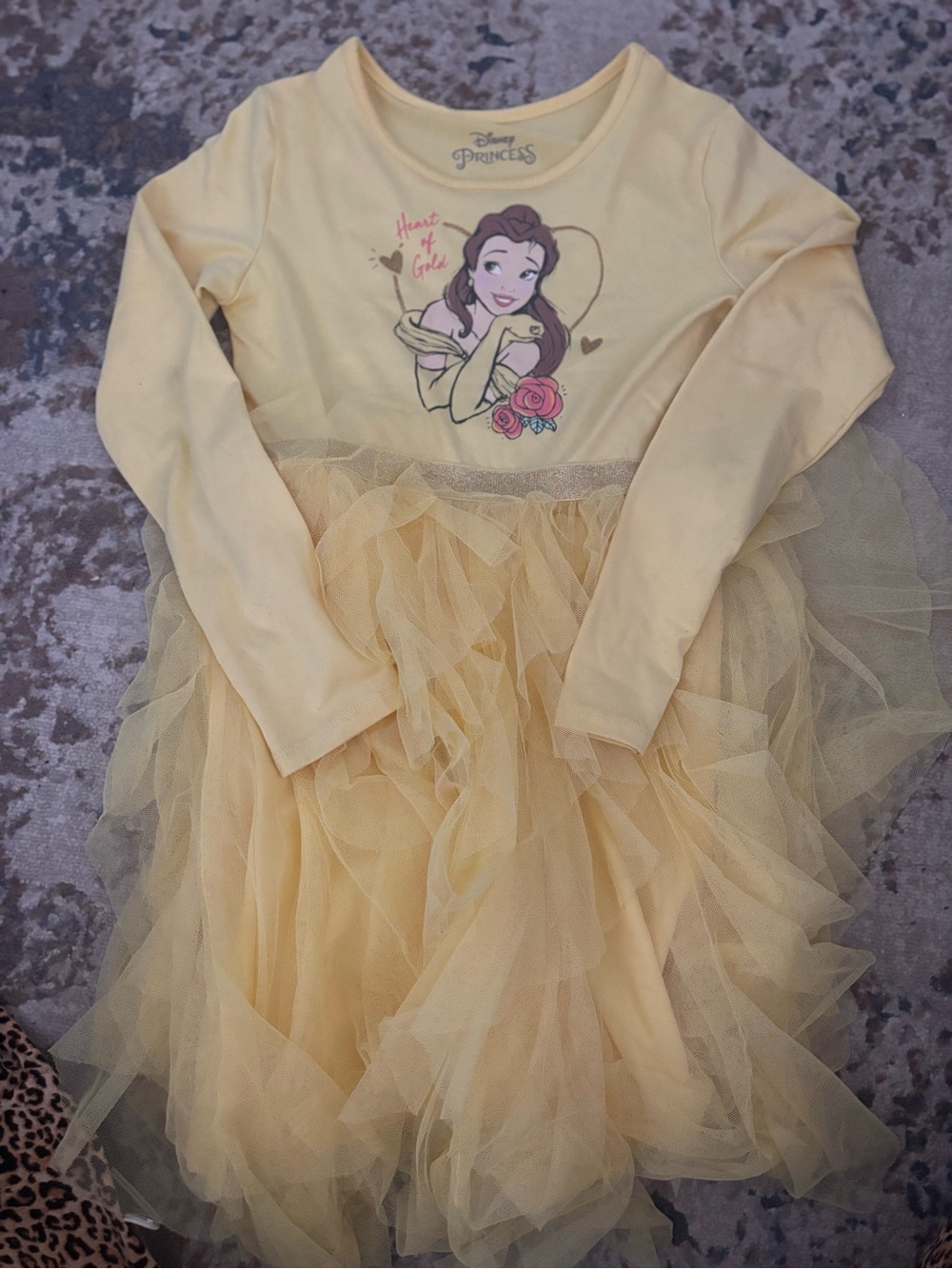 Disney Belle Yellow Tulle Princess Dress-Up Costume